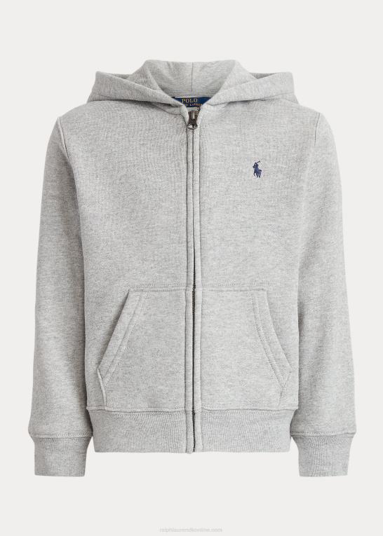 mørk sportslyng børn Ralph Lauren bomuldsblanding-fleece hættetrøje Z426B5926