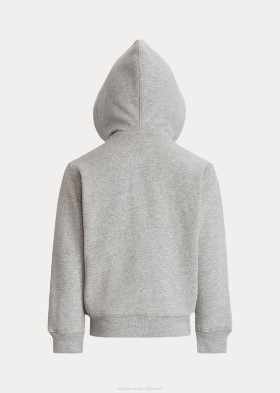 mørk sportslyng børn Ralph Lauren bomuldsblanding-fleece hættetrøje Z426B5926