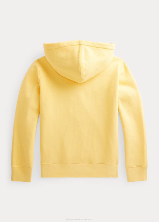 majs gul børn Ralph Lauren fleece hættetrøje Z426B6205