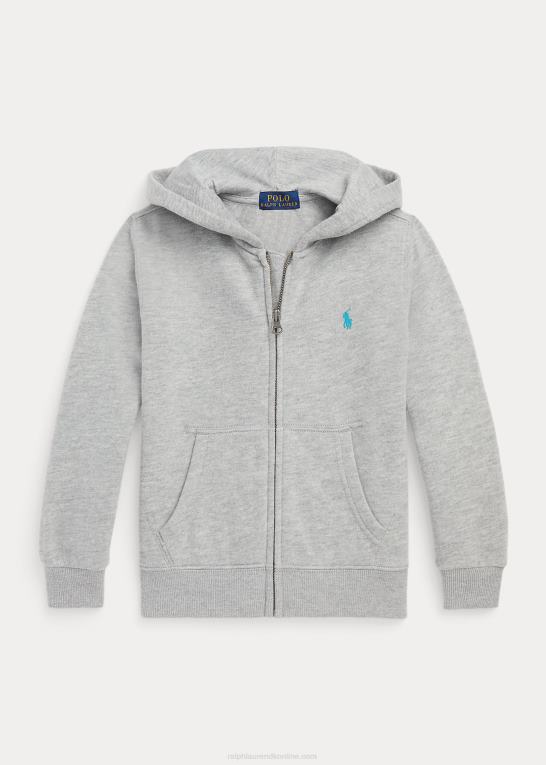 og over lyng børn Ralph Lauren polo pony fleece hættetrøje med fuld lynlås Z426B6514