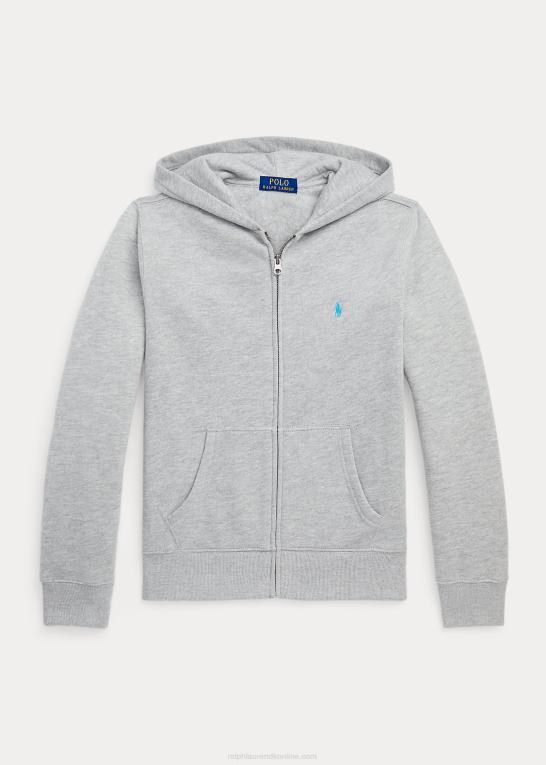 og over lyng børn Ralph Lauren polo pony fleece hættetrøje med fuld lynlås Z426B6648