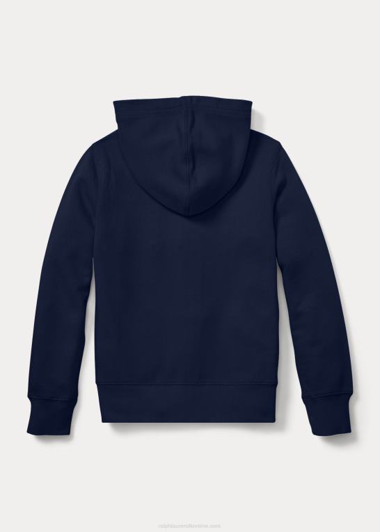 raffineret flåde børn Ralph Lauren fransk frotté hættetrøje Z426B7026