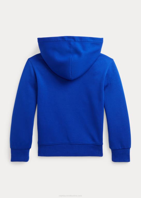 safir stjerne børn Ralph Lauren dobbeltstrikket hættetrøje med logo Z426B9797