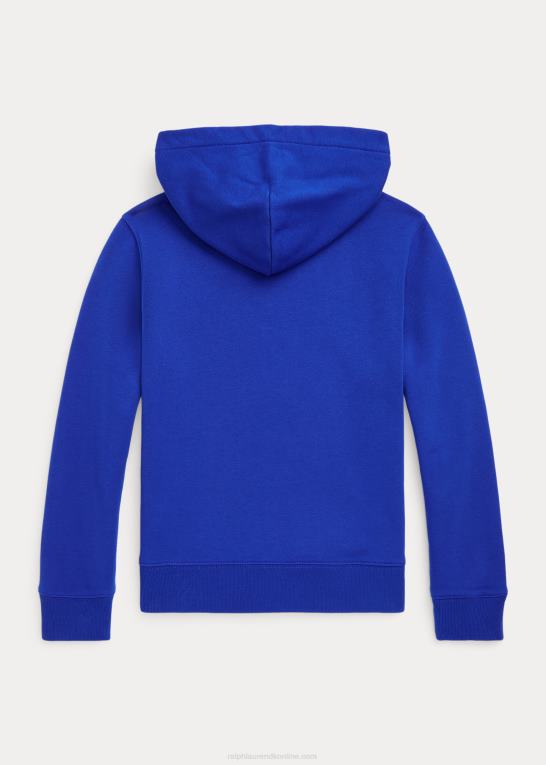 safir stjerne børn Ralph Lauren logo fleece hættetrøje Z426B6663