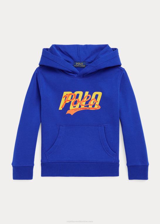 safir stjerne børn Ralph Lauren stor pony fleece hættetrøje Z426B6526