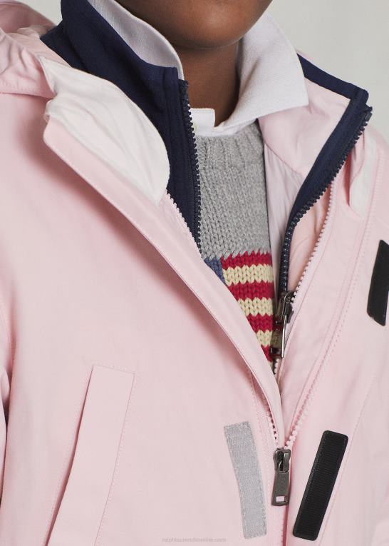 antydning af pink børn Ralph Lauren p-lag 1 brugsvandafvisende jakke Z426B6009