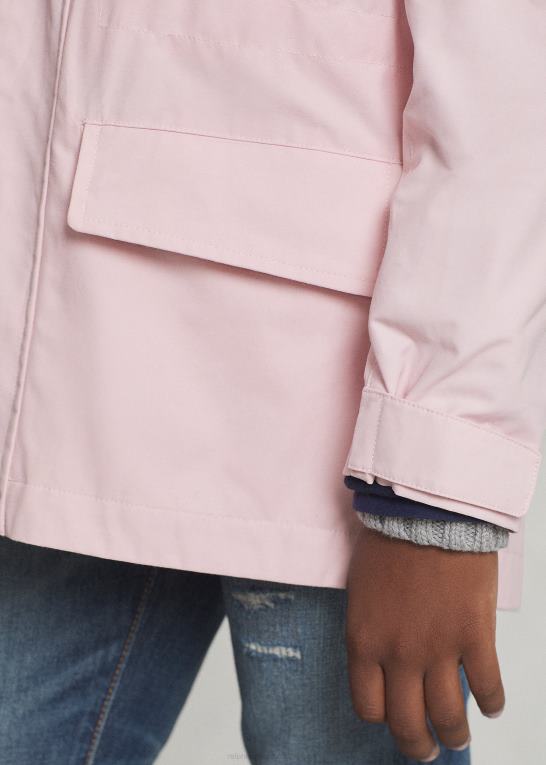 antydning af pink børn Ralph Lauren p-lag 1 brugsvandafvisende jakke Z426B6009