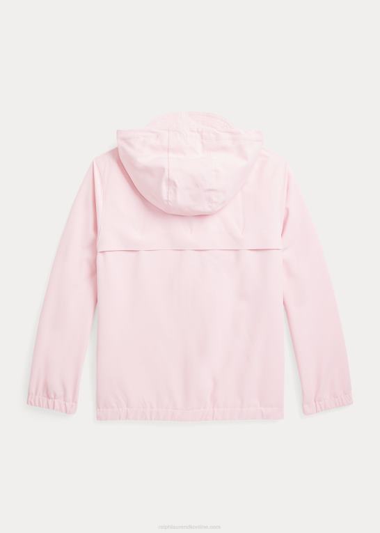 antydning af pink børn Ralph Lauren p-lag 1 vandafvisende hættejakke Z426B5994