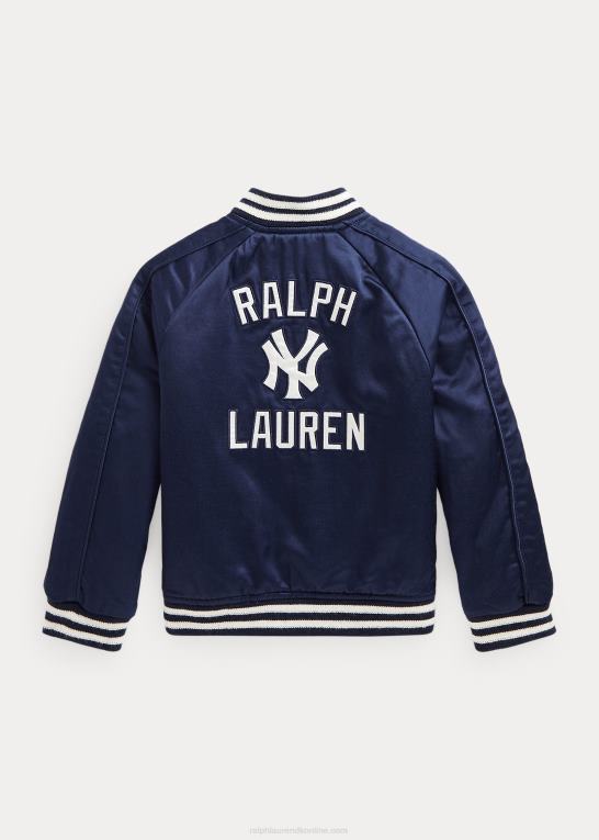aviator navy/hvid børnpolo ralph lauren yankees jakke Z426B5909