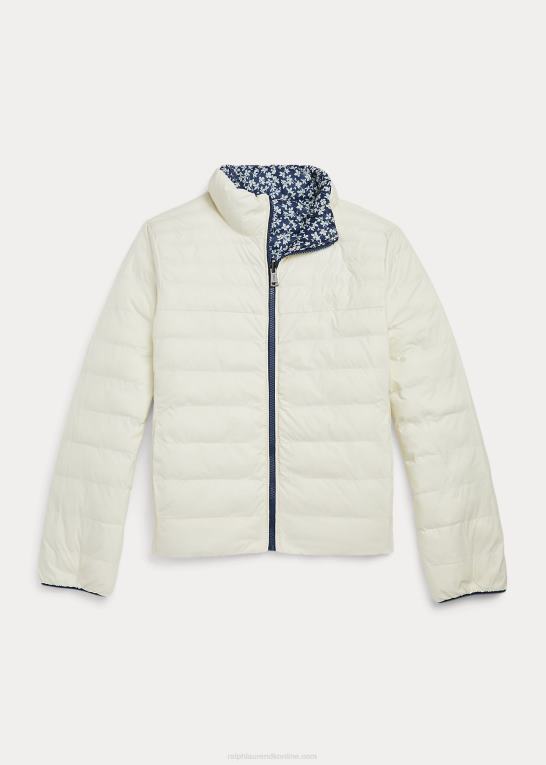 blomster-urtemælk børn Ralph Lauren p-lags 2 vendbar jakke Z426B7617