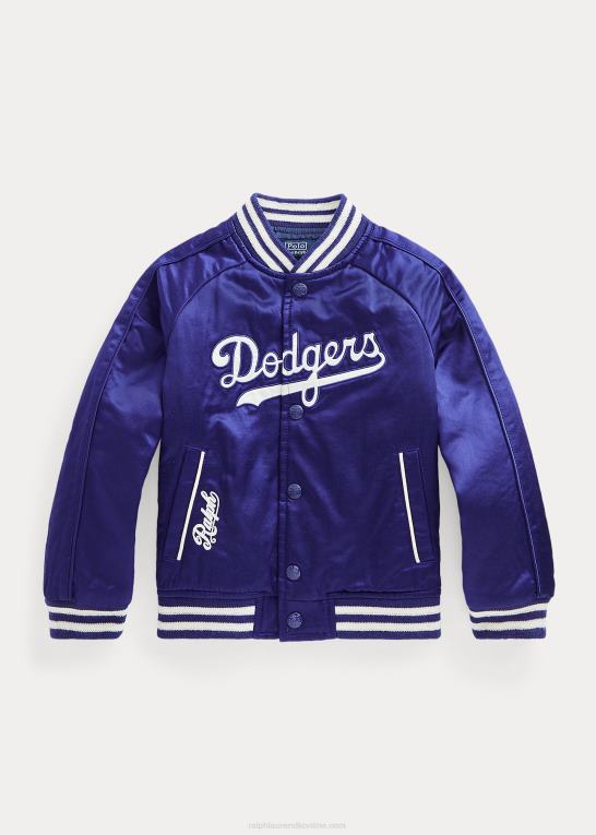 boston royal/hvid børnpolo ralph lauren dodgers jakke Z426B5914