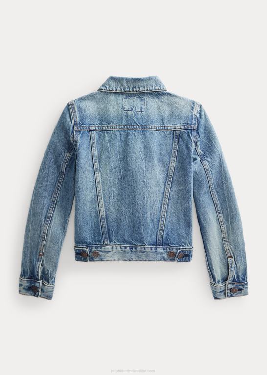 dafnie vask børn Ralph Lauren denim trucker jakke Z426B6917