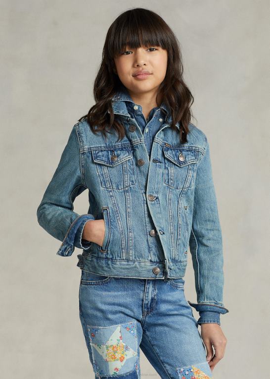 dafnie vask børn Ralph Lauren denim trucker jakke Z426B6972