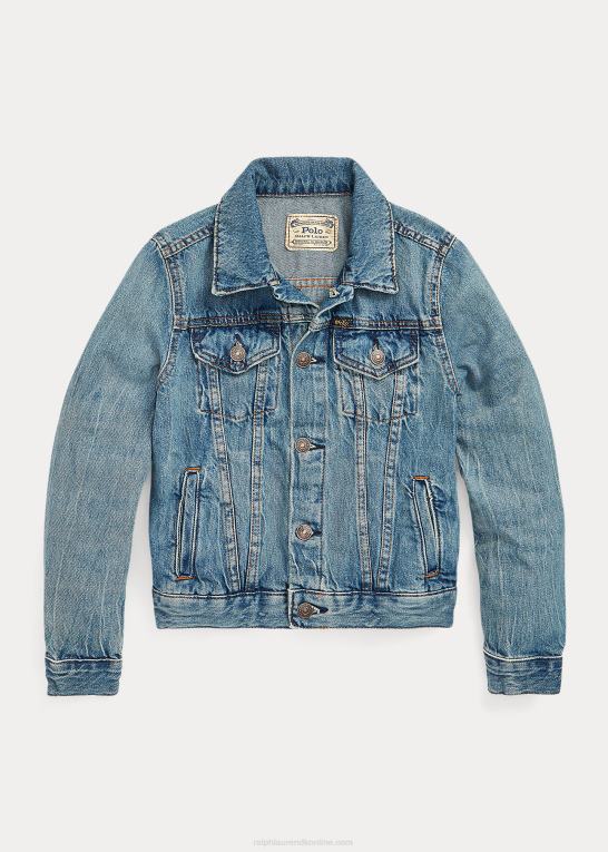 dafnie vask børn Ralph Lauren denim trucker jakke Z426B6972