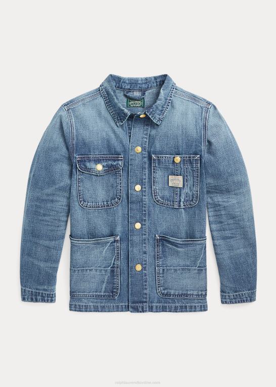 gannon vask børn Ralph Lauren denimjakke i bomuld Z426B6591