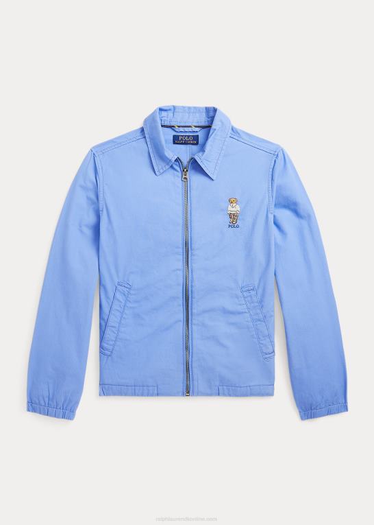 havneø blå børn Ralph Lauren bayport polo bear bomuldsjakke Z426B6168