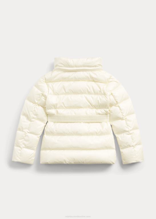 klubhuscreme børn Ralph Lauren vandafvisende dunjakke Z426B7360