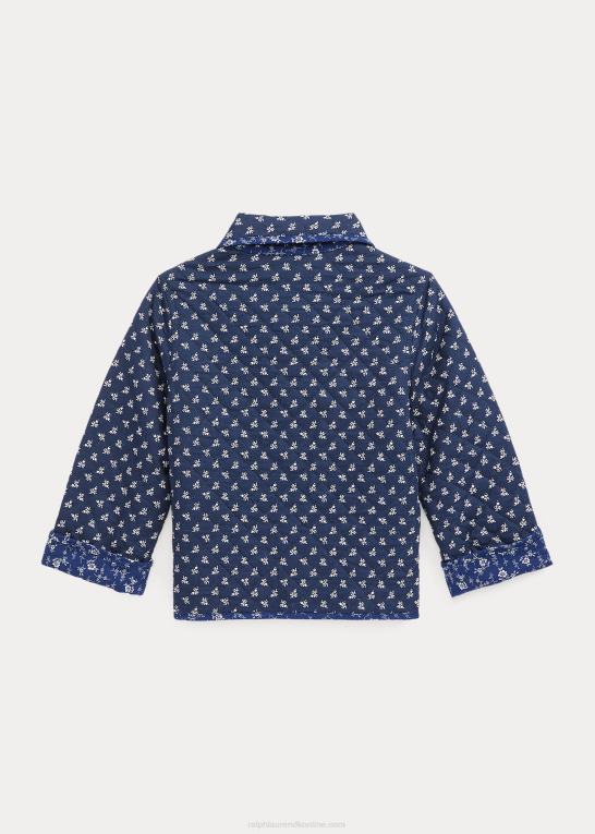 madelyn floral/lille knopp børn Ralph Lauren blomstret vendbar quiltet jakke Z426B7450