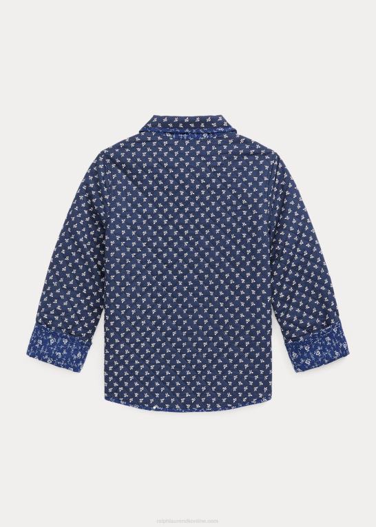 madelyn floral/lille knopp børn Ralph Lauren blomstret vendbar quiltet jakke Z426B7580