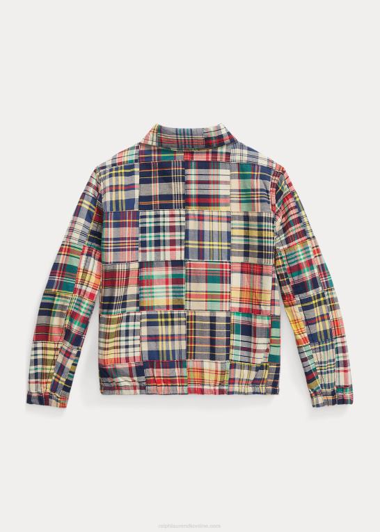 madras patchwork børn Ralph Lauren bayport patchwork madras jakke Z426B6479