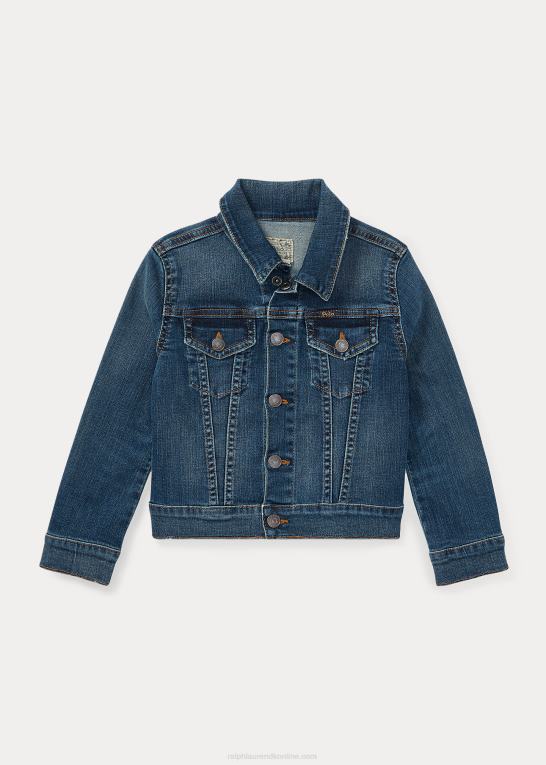 marcella vask børn Ralph Lauren denim trucker jakke Z426B7484