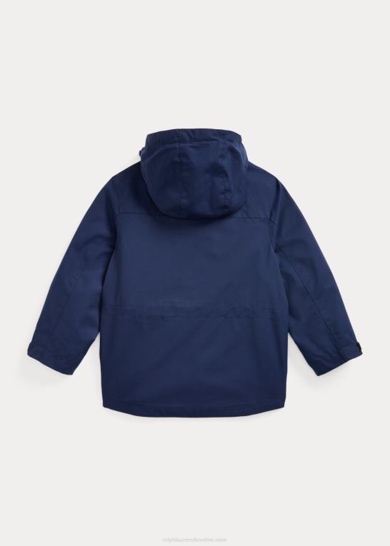 newport flåde børn Ralph Lauren p-lag 1 brugsvandafvisende jakke Z426B5657