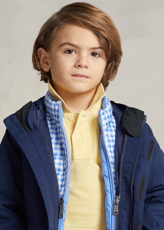 newport flåde børn Ralph Lauren p-lag 1 brugsvandafvisende jakke Z426B5657
