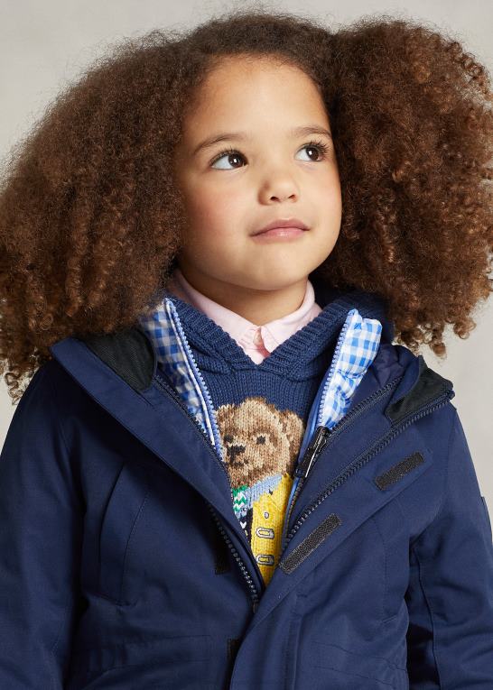 newport flåde børn Ralph Lauren p-lag 1 brugsvandafvisende jakke Z426B5657