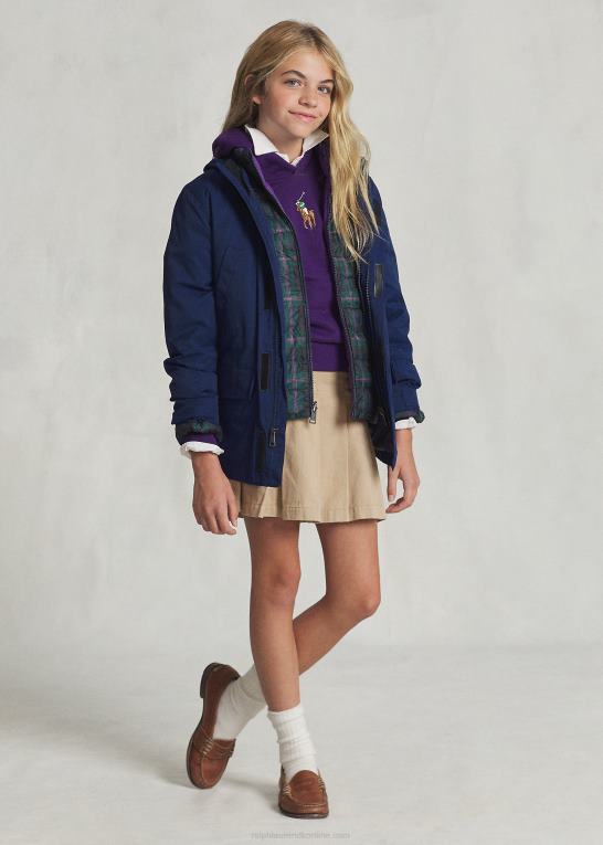 newport flåde børn Ralph Lauren p-lag 1 brugsvandafvisende jakke Z426B6008