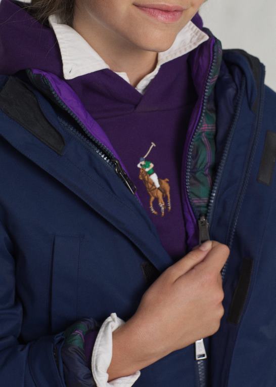 newport flåde børn Ralph Lauren p-lag 1 brugsvandafvisende jakke Z426B6008