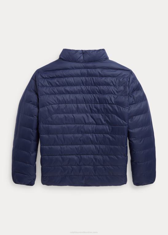 newport navy/gulfinne børn Ralph Lauren p-lags 2 vendbar jakke Z426B7406