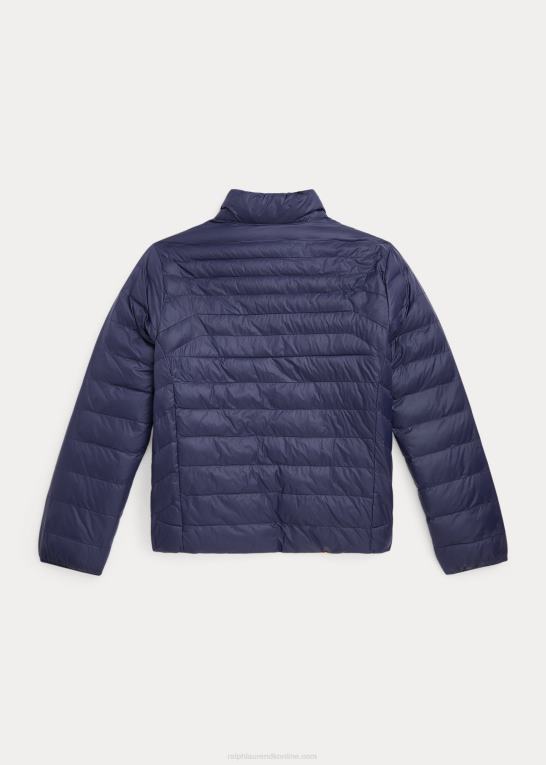 newport navy/gulfinne børn Ralph Lauren p-lags 2 vendbar jakke Z426B9920