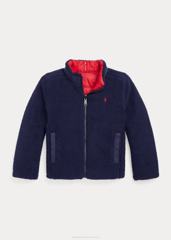 newport navy/rl 2000 rød børn Ralph Lauren p-lags 2 vendbar jakke Z426B7428