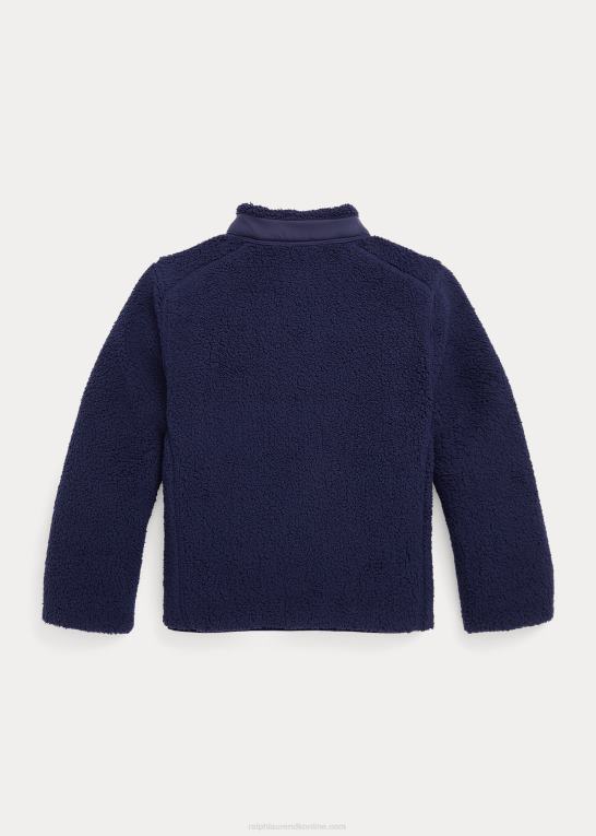 newport navy/rl 2000 rød børn Ralph Lauren p-lags 2 vendbar jakke Z426B7428