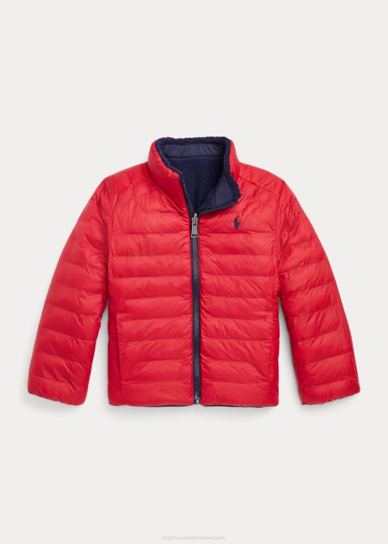 newport navy/rl 2000 rød børn Ralph Lauren p-lags 2 vendbar jakke Z426B7428