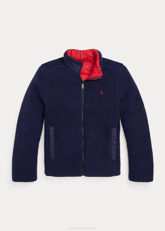 newport navy/rl 2000 rød børn Ralph Lauren p-lags 2 vendbar jakke Z426B7570