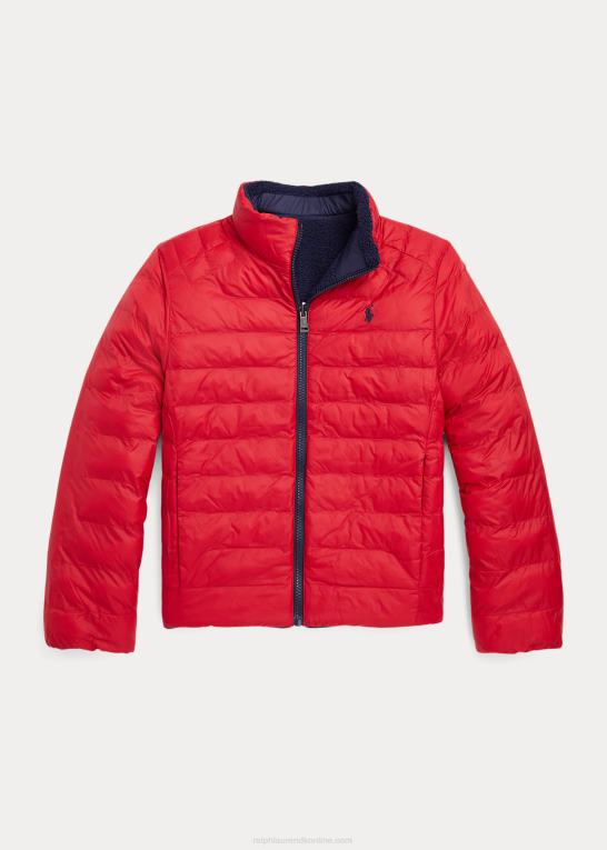 newport navy/rl 2000 rød børn Ralph Lauren p-lags 2 vendbar jakke Z426B7570