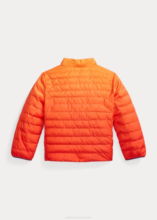 ombre/ørken khaki børn Ralph Lauren p-lags 2 vendbar jakke Z426B6431