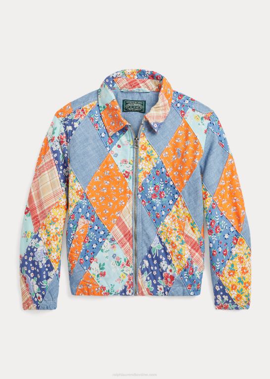 patchwork multi børn Ralph Lauren patchwork-blomstret bomuldsjakke Z426B6798