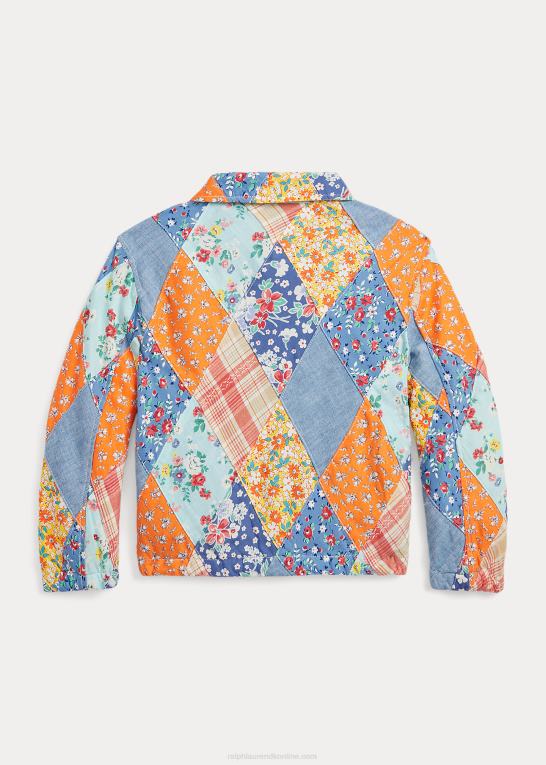 patchwork multi børn Ralph Lauren patchwork-blomstret bomuldsjakke Z426B6798
