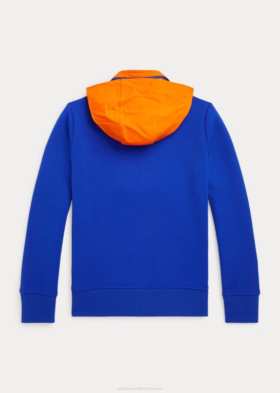 safir stjerne/orange børn Ralph Lauren vandafvisende dobbeltstrikket jakke Z426B6677