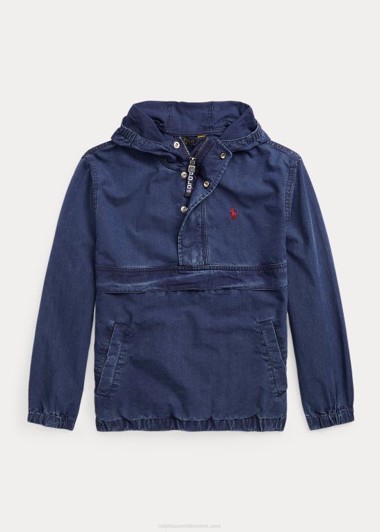 spencer vask børn Ralph Lauren denim hættetrøjejakke Z426B9928
