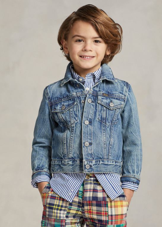 timmons vask børn Ralph Lauren denim trucker jakke Z426B6436