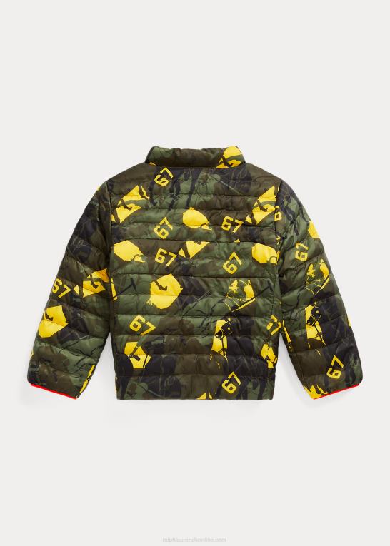 topmøde camo/have spor børn Ralph Lauren p-lags 2 vendbar jakke Z426B6483