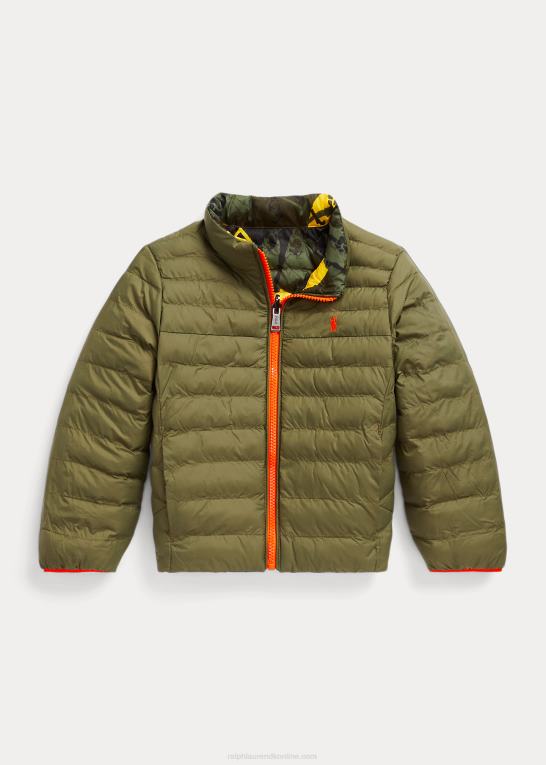 topmøde camo/have spor børn Ralph Lauren p-lags 2 vendbar jakke Z426B6483