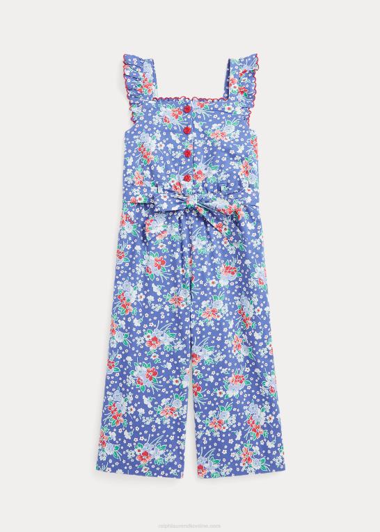 codie blomstret børn Ralph Lauren blomstret bomuldspoplin jumpsuit Z426B6831