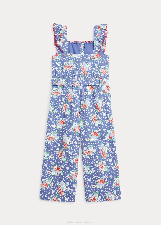 codie blomstret børn Ralph Lauren blomstret bomuldspoplin jumpsuit Z426B6831