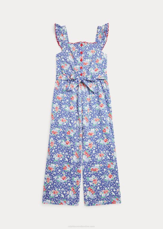 codie blomstret børn Ralph Lauren blomstret bomuldspoplin jumpsuit Z426B7088