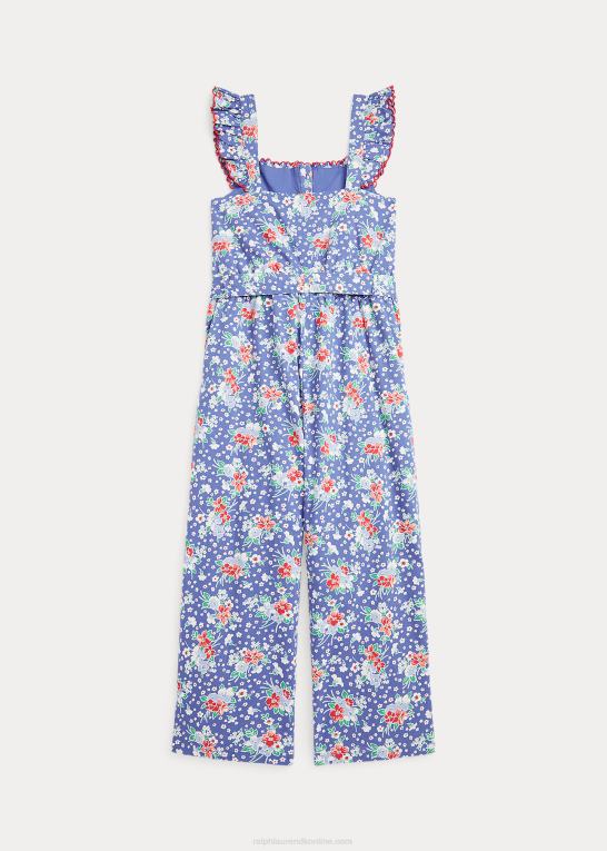codie blomstret børn Ralph Lauren blomstret bomuldspoplin jumpsuit Z426B7088