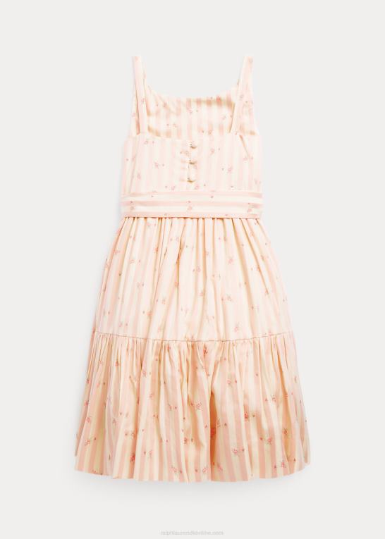Bettina blomsterstribe børn Ralph Lauren stribet blomstret dobbykjole Z426B6872
